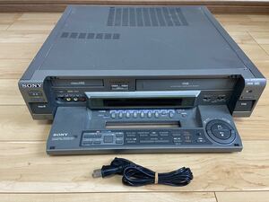 SONY WV-BW1 NTSC HI8 VHS デッキ ジャンク 高級機・人気機種・修理ベース VHSはOK 1996年製　ソニー