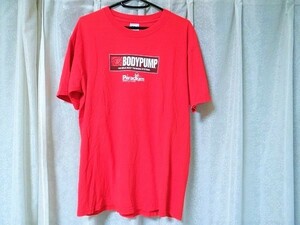 希少 レスミルズ BODYPUMP ボディパンプ Paradigm SPORTS CLUBS スポーツクラブ Tシャツ Mサイズ