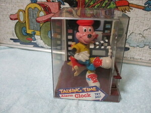 1990年代 ディズニーストア デイズニーミッキーマウストーキングアラーム時計