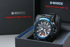 【箱付き　美品】CASIO G-SHOCK GPW-2000-1A2JF カシオ メンズ 腕時計 電波ソーラー ブラック グラビティマスター MASTER OF G