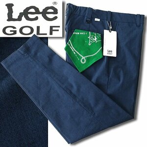 新品 1.5万 Lee GOLF リー Leesures PANTS リージャーズ ストレッチ パンツ M 紺 【P24608】 ゴルフ メンズ バンダナ付き チノパン