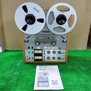 【現状品】『4-332』DENON デノン ステレオテープレコーダー DH-710 リールテープ付