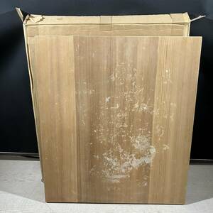 B3-491　蕎麦打ち そば うどん めん台 麺台 のし板 アラスカ檜 700×800mm 中古品