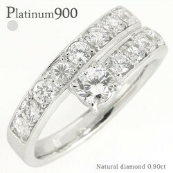 指輪 一粒ダイヤモンド 0.9ct プラチナ900 pt900 リング レディース ジュエリー アクセサリー