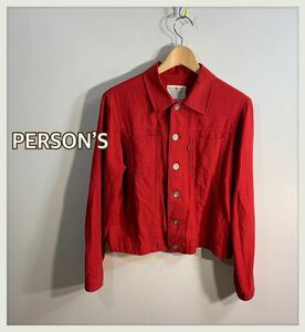 稀少！良品！■PERSON’S パーソンズ■フルスナップシャツ 原宿 1980年代 昭和レトロ サイズフリー: F☆BH-318