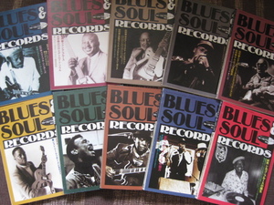 ☆Blues & Soul Records ブルース＆ソウル・レコーズ☆No.1～10☆鈴木啓志/吾妻光良/小出斉☆ブルースインターアクションズ☆10冊セット☆