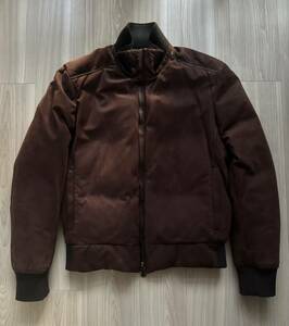 定価138万円 Berluti Patine Leather Down Jacket ベルルッティ パティーヌ レザーダウンジャケット 50サイズ