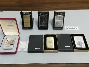 0501B25　ライター　喫煙具　Zippo　おまとめ6点　SAIPAN　Cross　など　※着火未確認・現状渡し