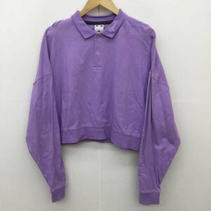 X-girl 2 エックスガール ポロシャツ 長袖 Polo Shirt 紫 / パープル / 10068446