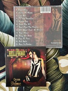 The Hellfreaks CD Circus Of Shame … 2012 1st Pressing サイコビリー ロカビリー 女性Vo