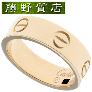 （美品）カルティエ CARTIER ラブ リング LOVE 指輪 K18 PG #52 約12号 B4047100 証明書 8682