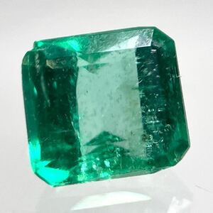 ●天然エメラルド0.415ct●a約4.6×4.2mmソーティング付 ルース 裸石 宝石 ジュエリーjewerly emerald S