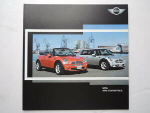 【カタログのみ】 ミニ BMW 初代 R50系 コンバーチブル掲載 ONE COOPER COOPER S 2005年 カタログ 日本語版