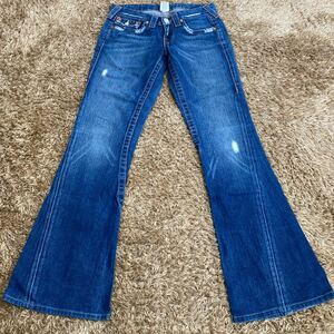 t25 TRUE RELIGION フレアジーンズ サイズ26表記 USA製