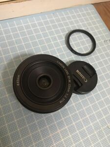 【とよこ】Canon キヤノン レンズ EF-M 22mm 1:2 STM　【動作未確認品】