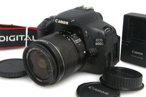 ジャンク品｜キヤノン EOS 600D レンズキット CA01-A7760-3V1C-ψ Canon デジタル一眼レフカメラ EFマウント APS-C 中古