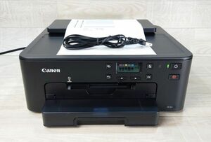 【美品 + 総印刷枚数1514枚】 Canon キャノン TR703　インクジェット　A4 プリンター 　Wi-Fi 対応 スマホプリント　G240502040