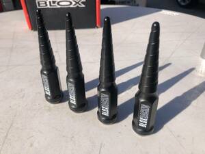 BLOX 111mm ロング ツイスト スチールナット 20本 マットブラック 12x1.25 USDM 86 日産 スバル 艶消し黒 正規輸入品 即納