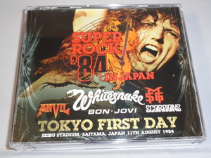 SUPER ROCK JAPAN　1984（MSG,SCORPIONS,BON JOVI, WHITESNAKE、ANVIL）TOKYO　FIRST DAY　4CD