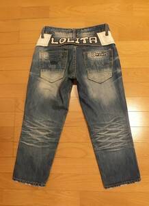 レディース LOLITA JEANS 七分丈デニム Sサイズ ロリータジーンズ 七分丈 WOMEN 女性用