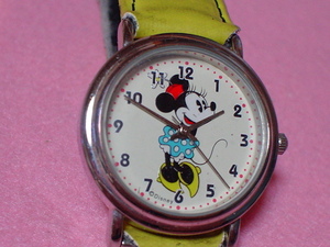 DISNEY　ミニーマウス　女性用腕時計　ジャンク品