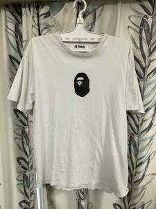 1円スタート　A BATHING APE 半袖Tシャツ　サイズ（L)送料無料