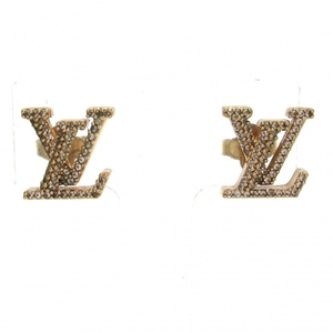 ルイヴィトン LOUIS VUITTON ピアス M00986 ピアスLVアイコニックストラス 金属素材 ブラッシュ TE3272 美品 アクセサリー（耳）