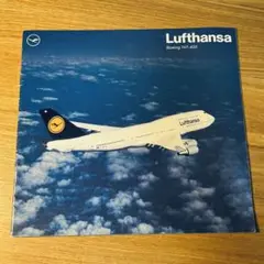 Lufthansa Boeing 747-400 パンフレット　航空機　飛行機