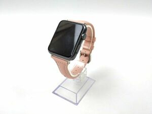apple watch レザーベルト 本革 バンド スリム レディース 38mm/40mm ピンク
