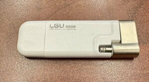 ロジテック ライトニング USBメモリ 32GB LMF-LGU232GWH（iPhone Lightning対応）