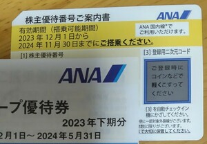 ANA 株主優待券　1枚