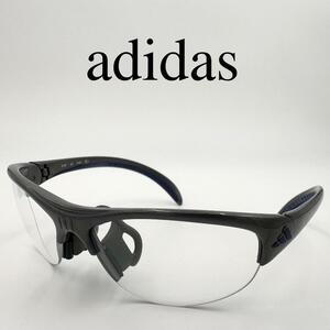 adidas アディダス サングラス アイウェア 度なし A129 ハーフリム
