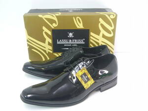 937 新品 訳有 LASSU＆FRISS 50（30.0ｃｍ） ビジネスシューズ BK ブラック 紳士靴 大きいサイズ ビッグサイズ