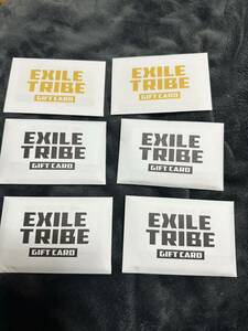 ￥1スタート！　EXILE TRIBE GIFT CARD 60000円