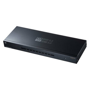 4K/60Hz・HDR対応HDMI分配器 8分配 最大4K/60Hz出力に対応し、HDR映像信号とHDCP2.2にも対応 サンワサプライ VGA-HDRSP8 新品 送料無料
