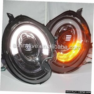 右ハンドル、日本光軸仕様 BMW FOR Mini Cooper Clubman R55 R56 R57LEDヘッドランプ2007- 2013年SN For BMW FOR Mini Cooper Clubman R5