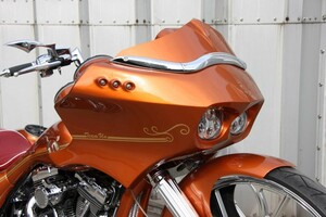 JOBDESIGN/ジョブデザイン（バガーカスタム）【フロントフェアリングキット】ハーレーHarley Davidson FLTR　2000年～2012年