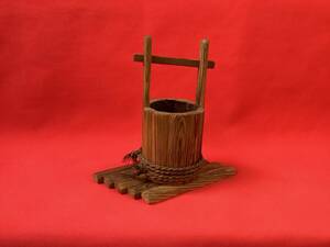【花器】桶　木製　花瓶　伝統工芸