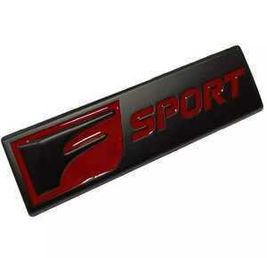 Lexus F sport 赤 Red/Black テール用 エンブレム LS/LC/GS/ES/IS/CT/LX/RX/NX/UX/レクサスFスポーツレッド