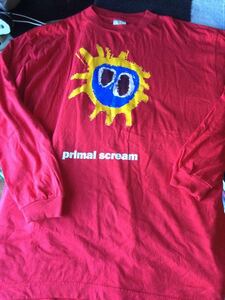 ビンテージ USED 90s PRIMAL SCREAM Screamadelica ツアー ロンT Tシャツ 長袖 XL プライマルスクリーム バンド アート vintage t shirt 1