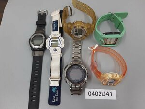 0403U41　時計　腕時計　ジャンク品　CASIO カシオ　おまとめ　G-SHOCK　Baby‐G など