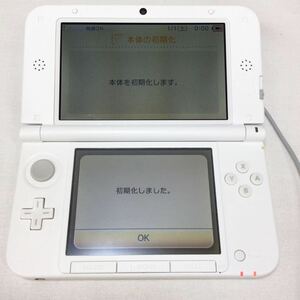 ◎【任天堂/ニンテンドー/Nintendo】3DS LL ホワイト/白 SPR-001 タッチペン付 充電器付 初期化済み 通電確認済み 3DSLL 本体 ゲーム機 