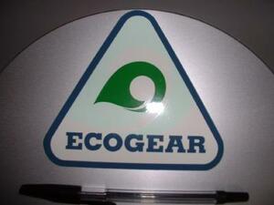 Ecogear/エコギア！三角形/ステッカー/シール　☆※ ヤフーショッピングストア/レア物商会・健美堂でも大量出品中！