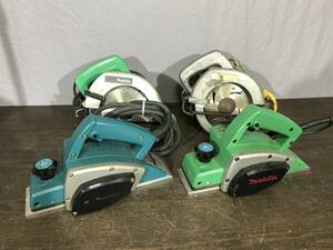 【2370】 マキタ makita 電動工具 4台セット 6型マルノコ 丸のこ 電気カンナ 電動カンナ かんな 電動工具 【中古品】