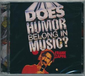 FRANK ZAPPA/DOES HUMOR BELONG IN MUSIC?/EU盤/未開封CD!!