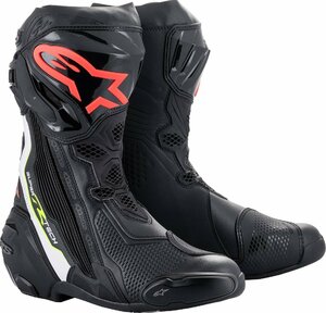 US 9.5 EU 44 - ブラック/レッド - ALPINESTARS アルパインスターズ Supertech R ブーツ