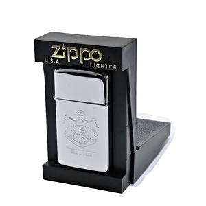 【火花OK】ZIPPO KINGDOM OF HAWAII COAT OF ARMS ジッポー キングダム ハワイ オイルライター シルバーカラー ケース付 喫煙具 003FEZFI50