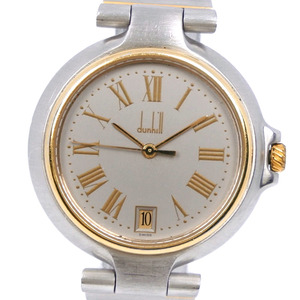 Dunhill ダンヒル ミレニアム 腕時計 SS クオーツ アナログ表示 メンズ グレー文字盤【53310432】中古