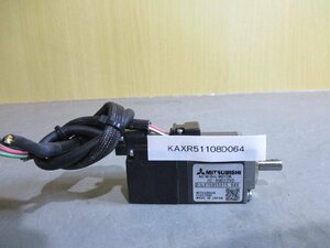 中古 MITSUBISHI AC SERVO MOTOR HC-AQ0235D AC サーボモーター (KAXR51108D064)