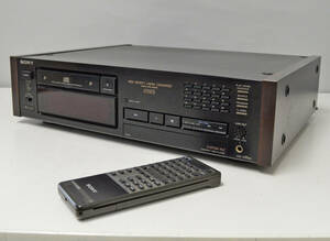 電源確認済み/ジャンク SONY CDP-X55ES 高級CDプレーヤー リモコン付 ソニー CDデッキ ys973